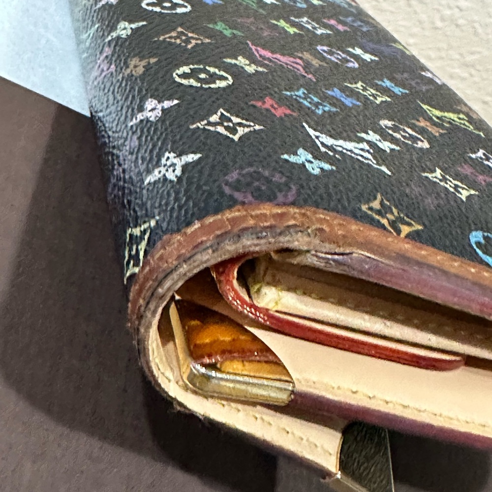 Louis Vuitton Black Murakami International Wallet Full Inclusion - Picture 11 of 14